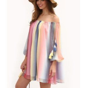 Boho Chic Pastel Dress/Tunic